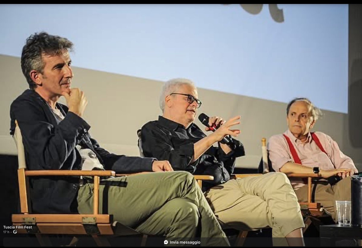 enricomagrelli's tweet image. Ieri sera con Valentino Picone e Roberto Andò al Tuscia Film Fest 2025