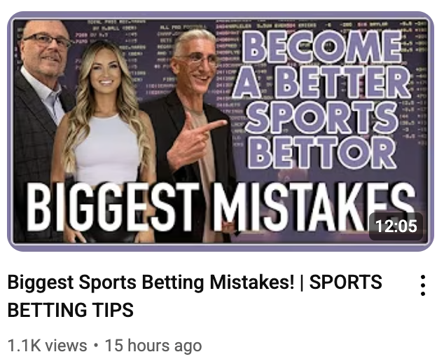 WagerTalk (@wagertalk) on Twitter photo What are the biggest mistakes sports bettors are making today? 🤔
<a href="/kellyinvegas/">Kelly</a>, <a href="/teddy_covers/">teddy sevransky</a> & <a href="/MarcoInVegas/">Marco D'Angelo</a> discuss in a FULL 12 minute video here: youtu.be/ObsmZTBvQKg?si… What are the biggest mistakes sports bettors are making today? 🤔
<a href="/kellyinvegas/">Kelly</a>, <a href="/teddy_covers/">teddy sevransky</a> & <a href="/MarcoInVegas/">Marco D'Angelo</a> discuss in a FULL 12 minute video here: youtu.be/ObsmZTBvQKg?si…