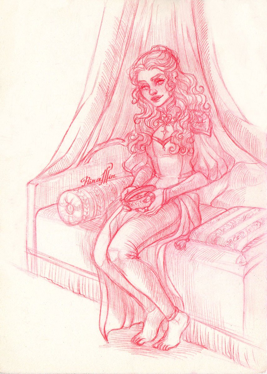 Rinalllin_Art's tweet image. Tea break 🍵🪷

#TheArcanaGame