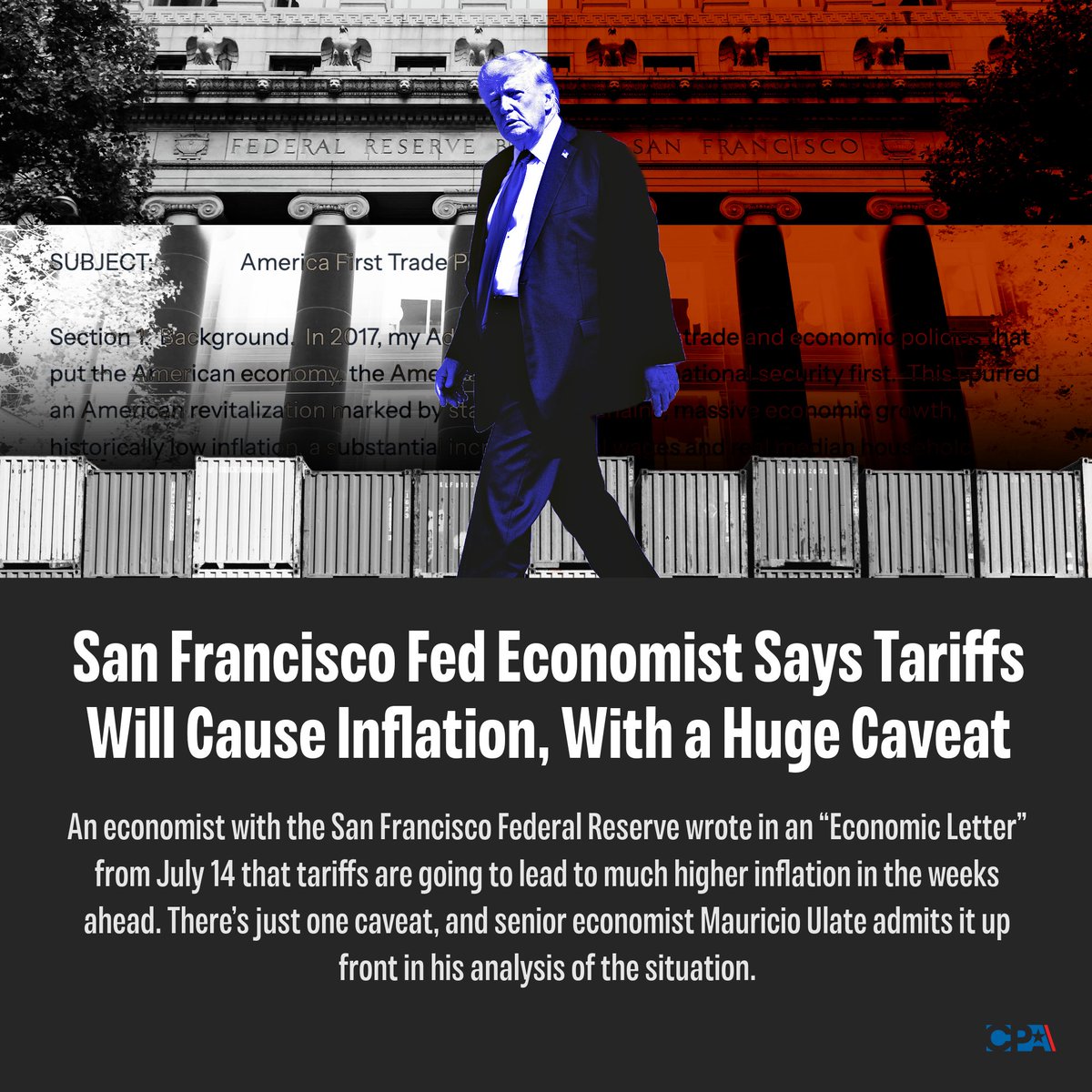 cpa_tradereform's tweet image. Most models (like the one behind a San Francisco Fed economist's view that tariffs will lead to higher inflation) assume a fixed level of employment and capital, which is highly unrealistic, says CPA chief economist emeritus Jeff Ferry. The aim of tariffs is to move people into…