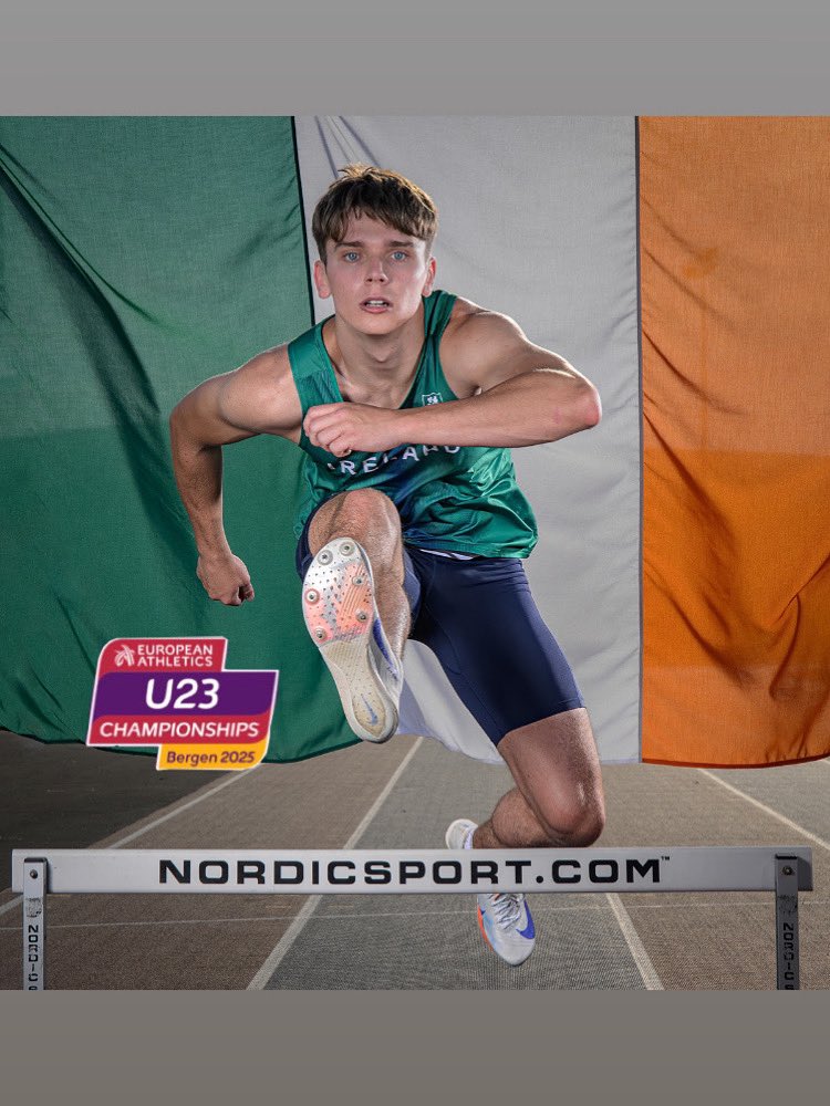 Adam Nolan is set to represent Ireland in Bergen, Norway at the European Athletics U23 Championships 17th -20th July.  With the Championships getting underway way tomorrow, Adam will compete in the 110m hurdles at 4.15pm (Irish time) Wishing you the very best of luck Adam🍀🇮🇪