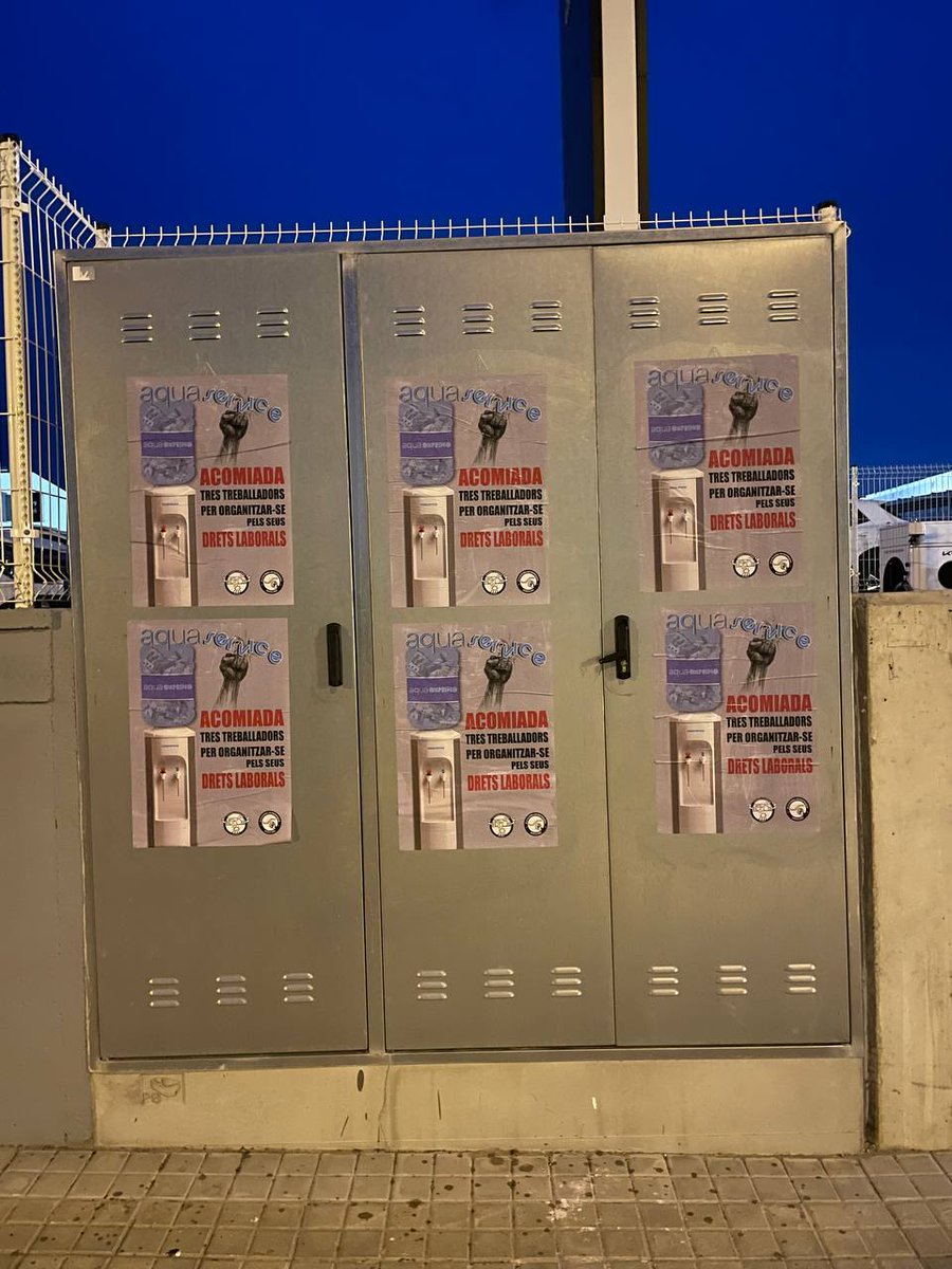 antirepre_pon's tweet image. ❌ @Aquaservice explota i acomiada per organitzar-se. 

✊ El 25 de juliol hi haurà acte de conciliació. Intensifiquem la denúncia i la pressió per aconseguir la readmissió pels tres treballadors.

🔥 Pels nostres drets i llibertats sindicals, enfortim l&apos;organització popular ❗