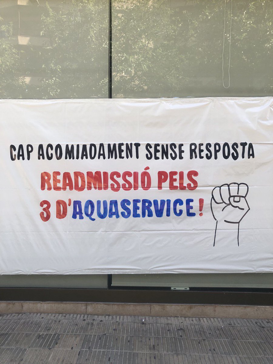 antirepre_pon's tweet image. ❌ @Aquaservice explota i acomiada per organitzar-se. 

✊ El 25 de juliol hi haurà acte de conciliació. Intensifiquem la denúncia i la pressió per aconseguir la readmissió pels tres treballadors.

🔥 Pels nostres drets i llibertats sindicals, enfortim l&apos;organització popular ❗