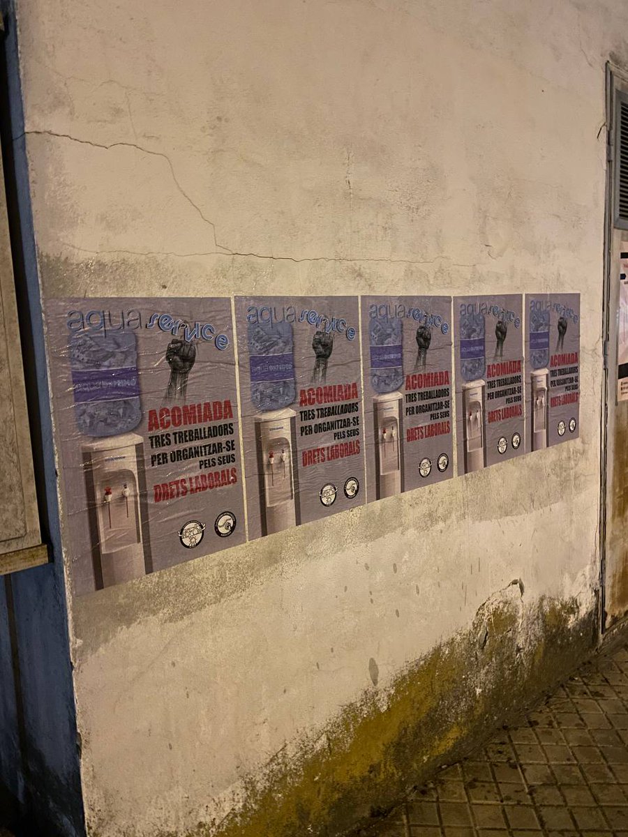 antirepre_pon's tweet image. ❌ @Aquaservice explota i acomiada per organitzar-se. 

✊ El 25 de juliol hi haurà acte de conciliació. Intensifiquem la denúncia i la pressió per aconseguir la readmissió pels tres treballadors.

🔥 Pels nostres drets i llibertats sindicals, enfortim l&apos;organització popular ❗