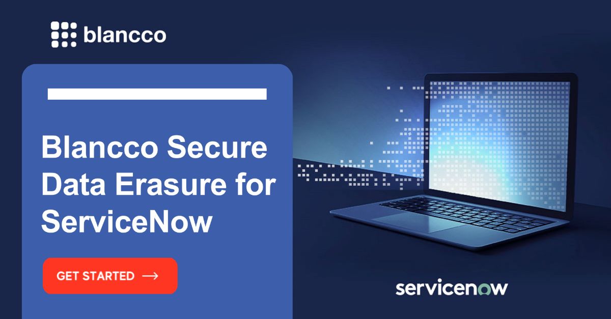 Remotely trigger erasures and get tracking and reporting for a 360-degree view of end-of-life asset management! That's Blancco on the ServiceNow Store. 💻

Learn more or get started right now: bit.ly/4fTk1Dq

#BlanccoEnterprise