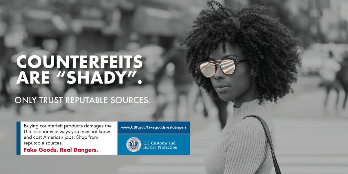 USAO_NV's tweet image. Many counterfeit products are made with substandard materials or components & can be hazardous to your health. Learn more from @CBPTradeGov ➡️ cbp.gov/trade/fakegood…
#FakeGoodsRealDangers #TheTruthBehindCounterfeits