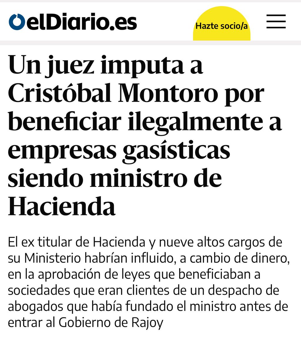 Rato el milagro económico de Aznar acabó en la cárcel 
Montoro el milagro económico de M. Rajoy va por el mismo camino
Su política económica acaba llenando siempre sus bolsillos particulares
