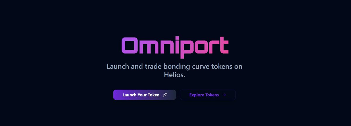 omniportdotfun's tweet image. Fun is coming to Helios Season 2….. 👀

Introducing omniport.fun - your one stop launchpad for meme magic, powered by Helios.
Fast. Fair. On-chain.

📡 Going live soon. Are you ready to port the pump?