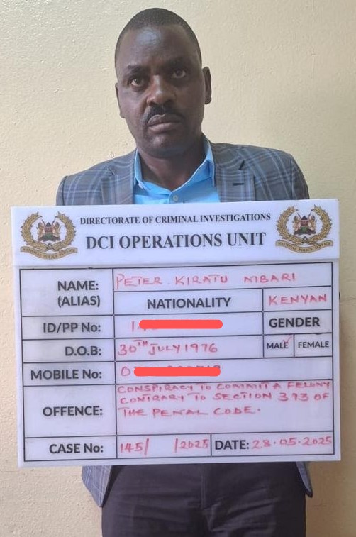 DCI_Kenya's tweet photo. WARRANT OF ARREST ISSUED AGAINST HON. GEORGE KOIMBURI, MP FOR JUJA

The Milimani Law Courts have today issued a warrant of arrest against Hon. George Koimburi, Member of Parliament for Juja, in connection with a case involving his alleged abduction on May 25, 2025. The incident reportedly occurred after Koimburi attended a church service at Full Gospel Ebenezer Church in Mugutha. 

Investigations have since revealed that the abduction was a staged event, captured on video and deliberately circulated online by the planners, along with unwitting individuals who propagated false claims of a state-orchestrated abduction. 

It was further established that Koimburi orchestrated the incident to evade arrest in a separate land fraud case, for which the Office of the Director of Public Prosecutions (ODPP) had already approved charges against him.

The case file for the alleged abduction was submitted to the ODPP for review, resulting in a decision to charge the involved suspects. 

Today, the case was formally registered at the Milimani Law Courts. Four of the seven accused individuals: Peter Kiratu Mbari, Cyrus Kieru Muhia, David Macharia Gatana, and Grace Nduta Wairimu appeared in court for plea taking. They pleaded not guilty and were released on a cash bail of Sh 300,000 with three contact persons each.

However, Hon. George Koimburi and two other accused individuals, identified as Peter and Njuguna (alias Njugush), failed to appear in court. Consequently, the court issued warrants of arrest for all three.

The case is scheduled for mention on August 5, 2025, before Court No. 5 at the Milimani Law Courts.