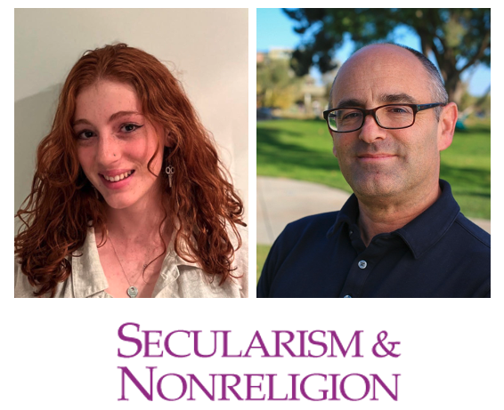 Congrats to Sophie Myers '27 for collaborating with Professor of Secular Studies and Sociology Phil Zuckerman on the research article "Altruistic Atheists," recently published in the journal Secularism &amp; Nonreligion! Read: ow.ly/2q2B50WiIiF
#PitzerCollege #StudentResearch