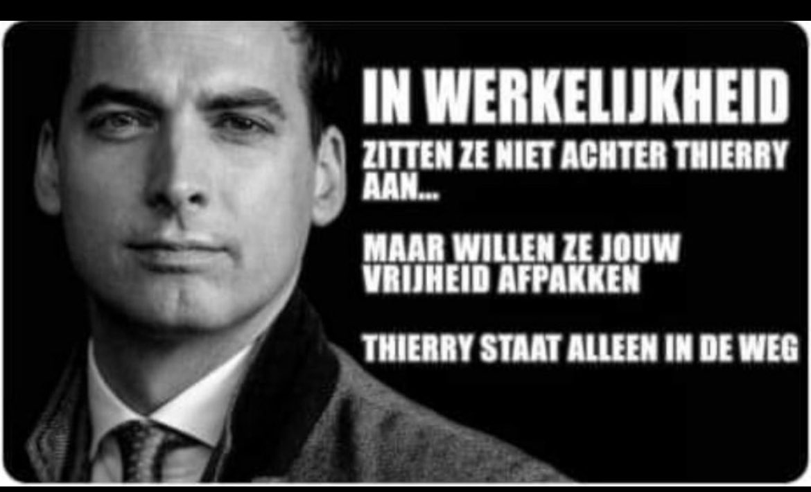 agtmael_mieke's tweet photo. @thierrybaudet Had/Heeft/Krijgt GELIJK
@fvdemocratie
De Ontmaskeringspartij
De enige Partij die vecht voor onze Vrijheid en Democratie
De enige Partij die VREDE en REMIGRATIE wil
Daarom haten de #WEFFERS en hún slaafse geïndoctrineerde
gehersenspoelde
omgekochte vazallen HEN https://t.co/pJ6wLpLbUV