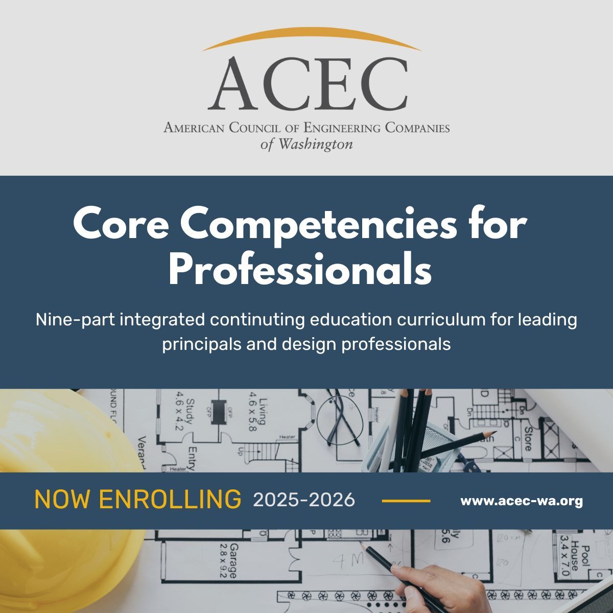 ACECWA's tweet image. ⭐ CCP is a nine-month, comprehensive seminar series designed to equip emerging leaders and senior managers with the strategic and practical tools to thrive in leadership, and the 2025-2026 series starts in September!
Register: buff.ly/ljqsNjO
#education #AEC #leaders