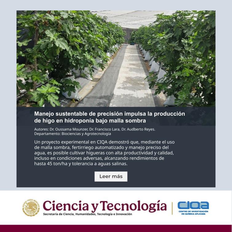 ¡Te invitamos a leer la última publicación de Ciencia en CIQA! 🧪🌱👩‍🔬🧑‍🔬
mailchi.mp/8ad2f3f6bc4a/c…