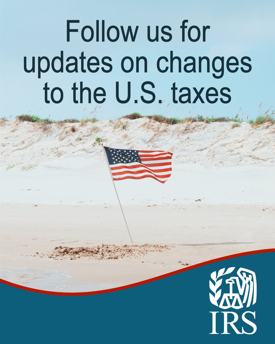 IRSnews's tweet image. The recently signed the One Big Beautiful Bill Act brought about several tax law changes. Follow the #IRS on social media to stay up to date on issues that may impact your finances. irs.gov/socialmedia