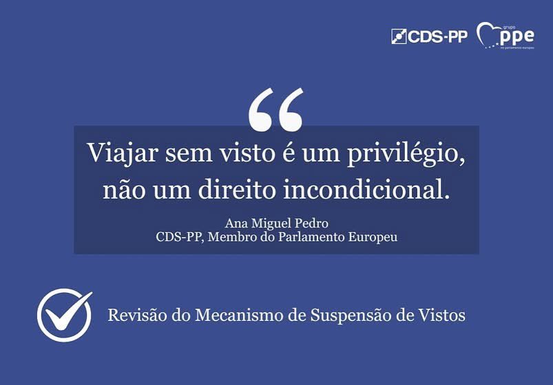 anampedro's tweet image. Aprovámos, esta semana, na @EP_Justice, dois relatórios estratégicos para a segurança interna europeia, onde representei o PPE como negociadora.
🇪🇺 Política de vistos com credibilidade reforçada; parceria estratégica para combater redes de crime transnacionais @_CDSPP @EPPGroup