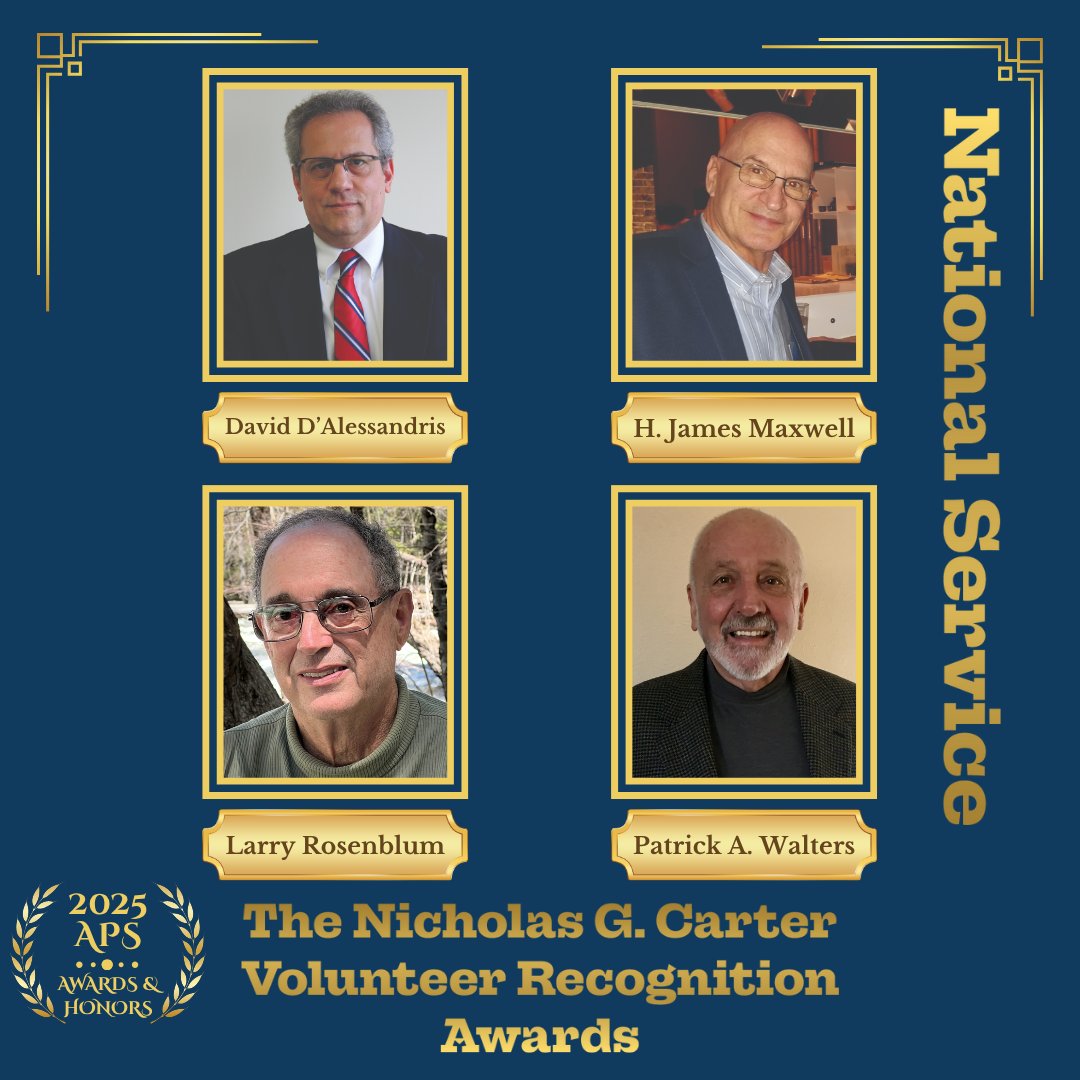 APS_stamps's tweet photo. The Nicholas G. Carter Volunteer Recognition Awards honor the outstanding efforts of American Philatelic Society volunteers at the national, regional and local level. Congratulations to our 2025 honorees! https://t.co/MMKHUF7x6S