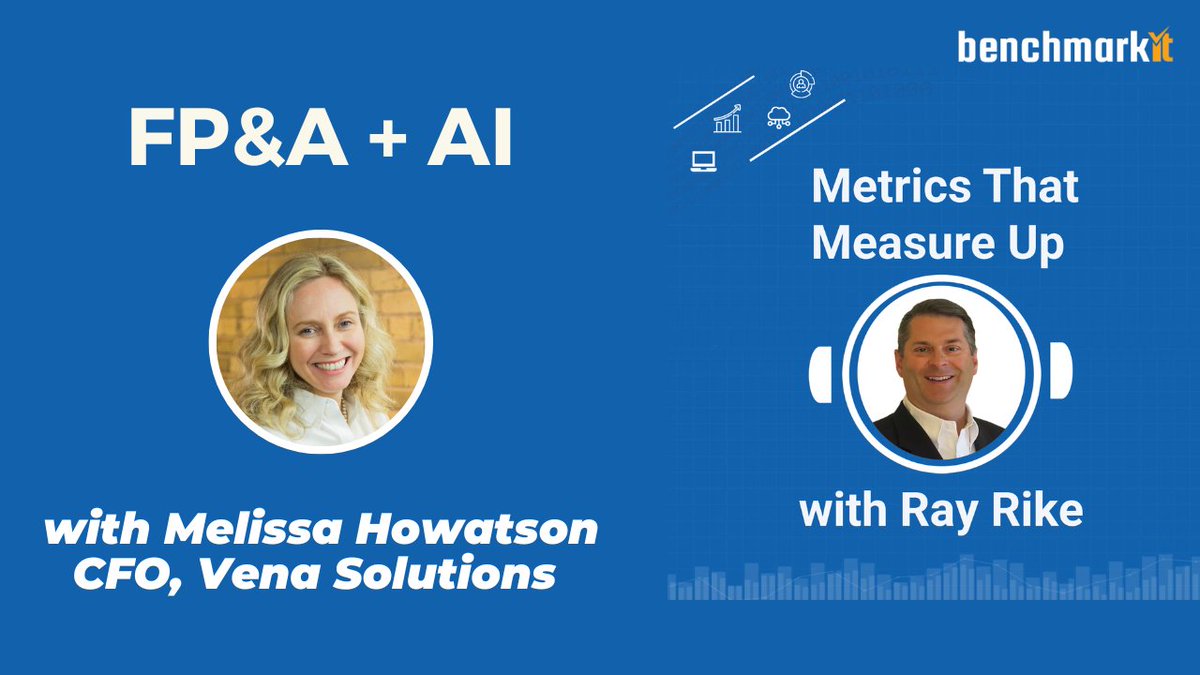 Benchmarkitai's tweet image. 🚨 New MTMU Ep: “Future of FP&A + AI” w/ Melissa Howatson (CFO @venasolutions )
Howatson talks:
→ FP&A as a strategic driver
→ Why CFOs must lead AI adoption
→ EBITDA at scale
→ Measuring podcast ROI (!)
🎧 Listen here: podcasts.apple.com/us/podcast/fut…
#SaaS #CFO #Finance #AI #FPnA…