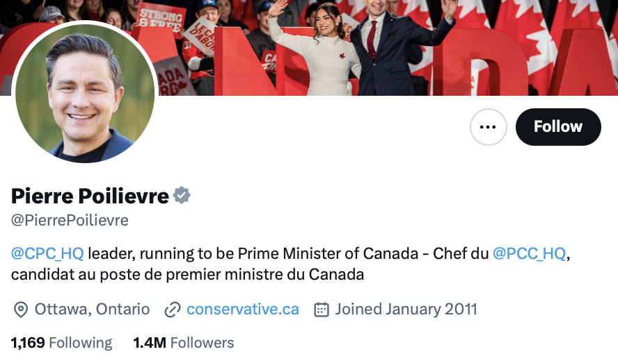 Dear People of Battle River Crowfoot - he's not running to be UR MP, he's running for another chance at PM.  His instagram/X bio hasn't been updated for a reason. He is using U. Vote 4 someone who will have your best interests and work for you. Vote for #BonnieCritchley   .  .