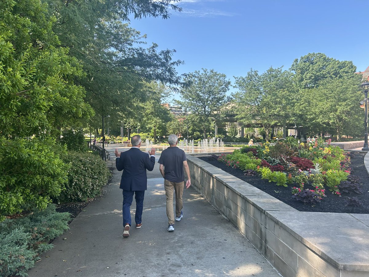 OhioTreasurer's tweet image. Today, we went to Cincinnati to see @3CDC’s community-led development in action and talk about how their strategies can be applied to housing issues across the state.