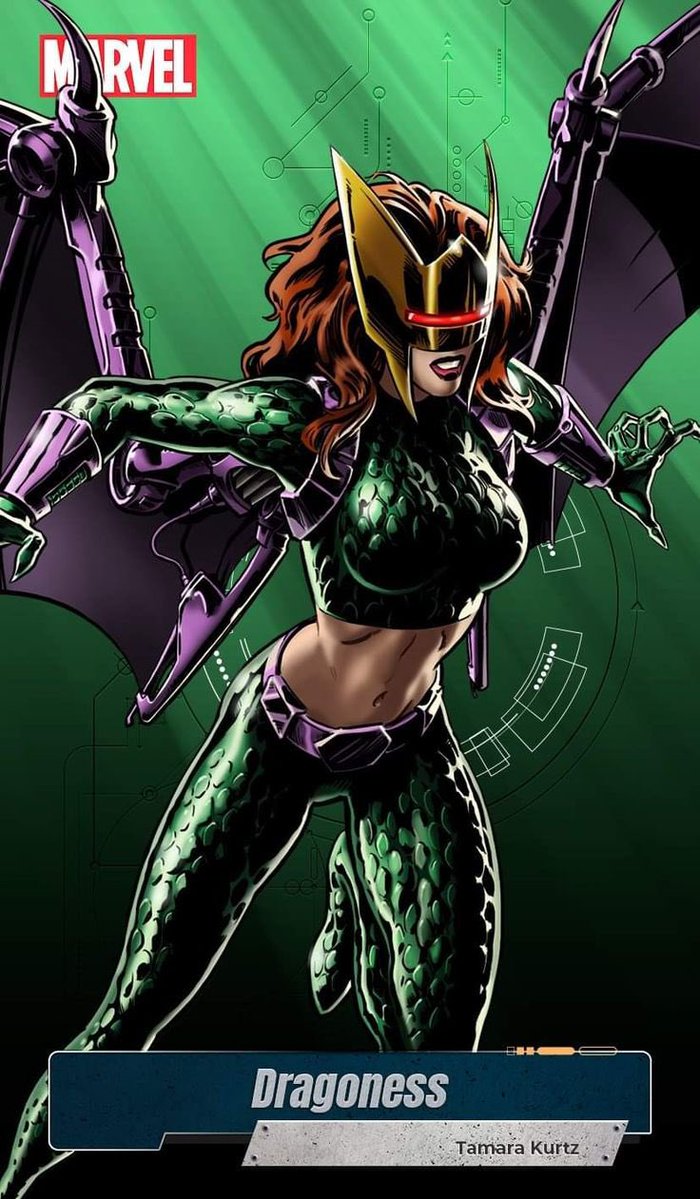 DailyMutantsX's tweet image. Today’s Mutant of the day is Tamara Kurtz A.K.A Dragoness!
First Appearance: New Mutants #93 (July 1990)
Created by: Louise Simonson & Rob Liefeld
Powers: Dragoness is able to generate bio-electricity, which can either be released as Electric Blasts & Pyrotechnic flares!