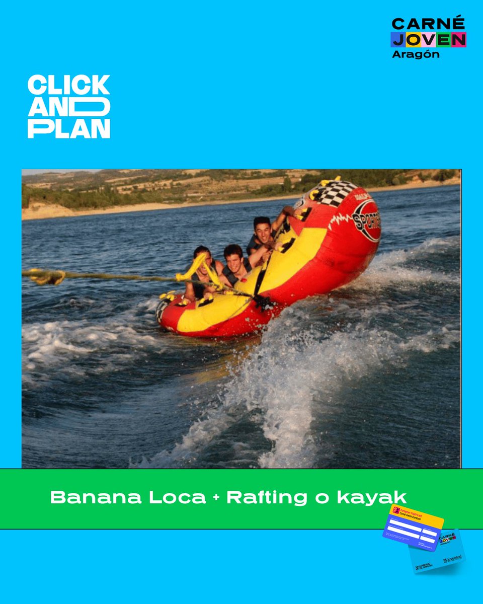 Carné Joven de Aragón (@cjovenaragon) on Twitter photo ☀️ ¡Este verano se vive con <a href="/clickandplan/">Click'n Plan</a> y un 10% de descuento de Carné Joven! 😎
🧡 Consigue tu código promocional en carnejovenaragon.es y reserva tus planes con descuento
#ClickAndPlan #CarnéJoven #veranojoven <a href="/ibercaja/">Ibercaja</a> <a href="/CajaRuralAragon/">Caja Rural de Aragón</a> <a href="/ruralteruel/">Caja Rural de Teruel</a> ☀️ ¡Este verano se vive con <a href="/clickandplan/">Click'n Plan</a> y un 10% de descuento de Carné Joven! 😎
🧡 Consigue tu código promocional en carnejovenaragon.es y reserva tus planes con descuento
#ClickAndPlan #CarnéJoven #veranojoven <a href="/ibercaja/">Ibercaja</a> <a href="/CajaRuralAragon/">Caja Rural de Aragón</a> <a href="/ruralteruel/">Caja Rural de Teruel</a>