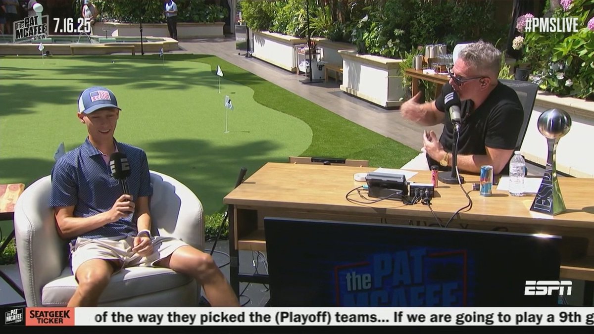 hoijim's tweet image. Peoria Notre Dame grad Dylan Langholf is at The ESPY&apos;s for his Make-A-Wish as he continues his inspring battle against cancer.  Dylan was just terrific on The Pat McAfee Show!