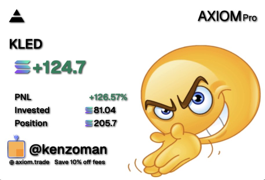 recent W's for <a href="/kmhoydich/">Kenzo</a> in Come Up. 

bro is absolutely on one recently 😆 

$Ani 10 --> 190 sol (+31k)
$KLED 81 --> 205 sol (+22k)

join us FREE link in bio.
