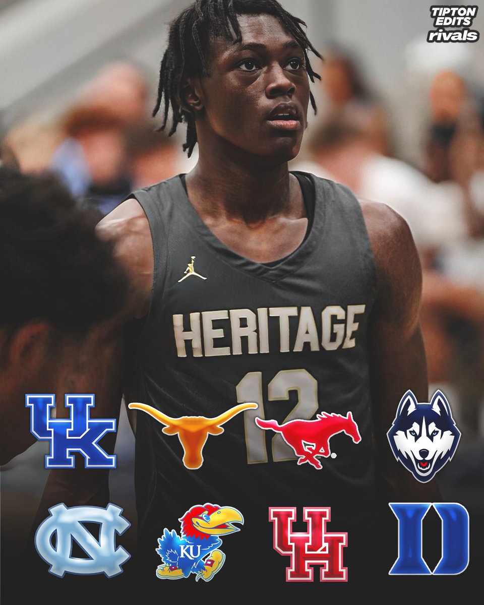 TiptonEdits's tweet image. Two months ago, Bryson Howard was unranked and didn’t hold a single high-major offer.
Now, the 6-5 wing has racked up 25 offers and climbed into the top 30 nationally.
Bryson breaks down his recruitment: on3.com/rivals/news/br…