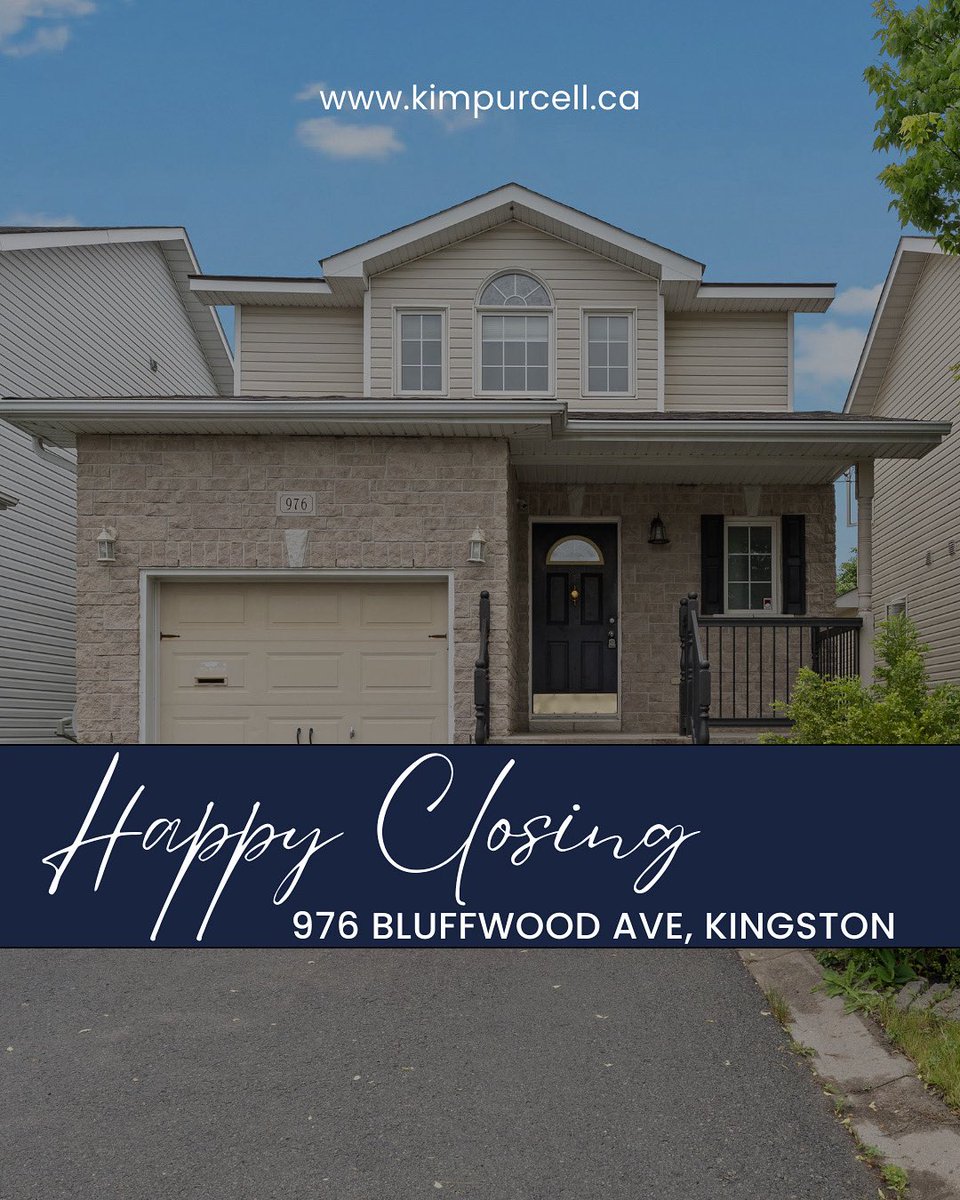 Wishing my seller a happy closing day! What a smooth transaction this was

Kim Purcell - Kingston Real Estate Agent
Sutton Group Masters Realty Inc., Brokerage

#kingston #ygk #kingston #kingstonrealestate #happyclosing #ygkrealtor #ygkrealestate #kingstonrealestateagent