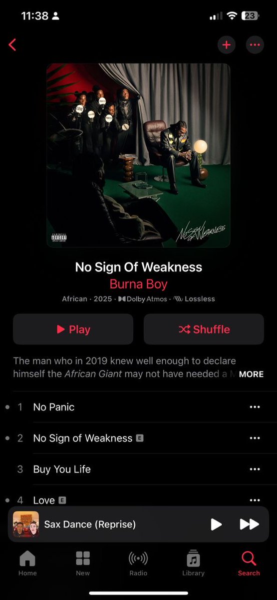 yabaleftonline's tweet photo. Discography of a Legend @burnaboy. https://t.co/RFDaGb9n5w