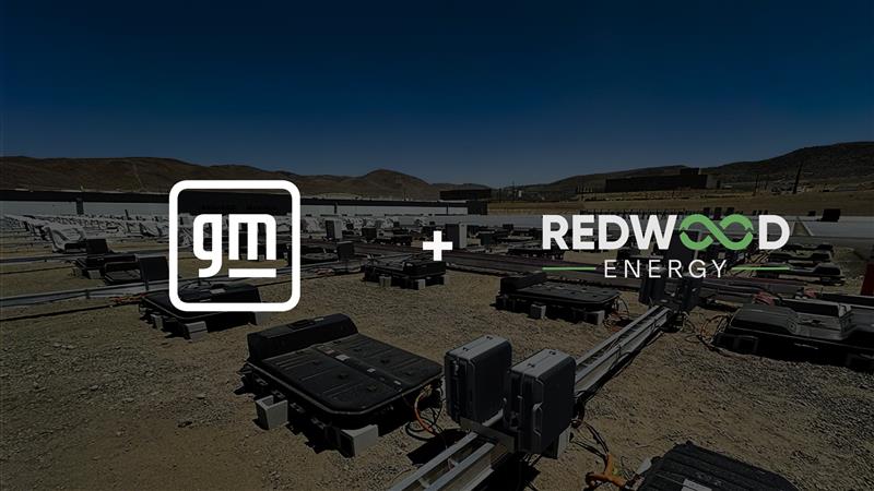 RedwoodMat's tweet image. We've signed an MOU with @GM to use both second-life EV packs + new U.S.-built batteries for energy storage. We’ll deliver a fully domestic, low-cost energy solution, building on our existing recycling partnership together and strengthening America’s energy independence.…