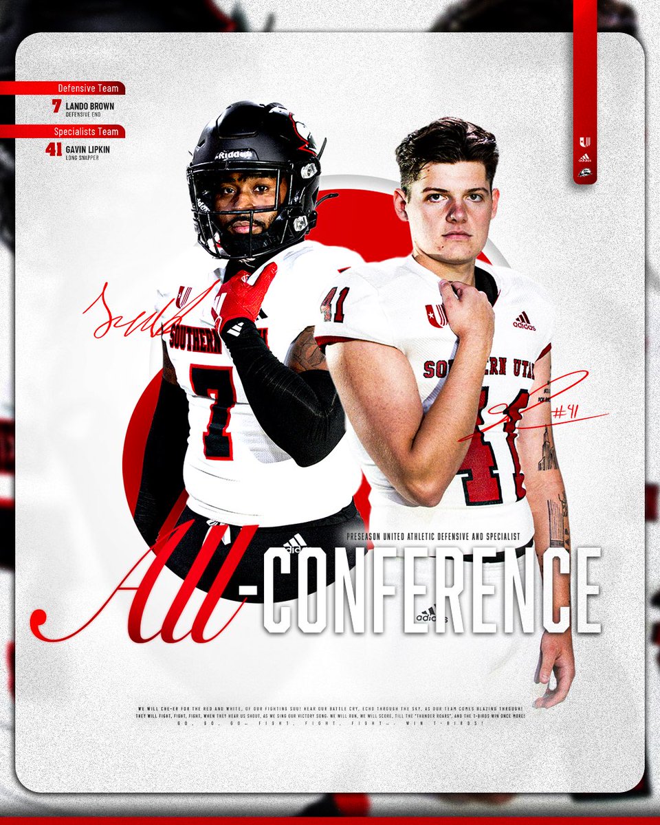 Defense. Special Teams. Locked in.

Congrats to our preseason All-Conference honorees 🙌 

#WeChase ⚡️ #TBirdNation ⚡️ #RaiseTheHammer