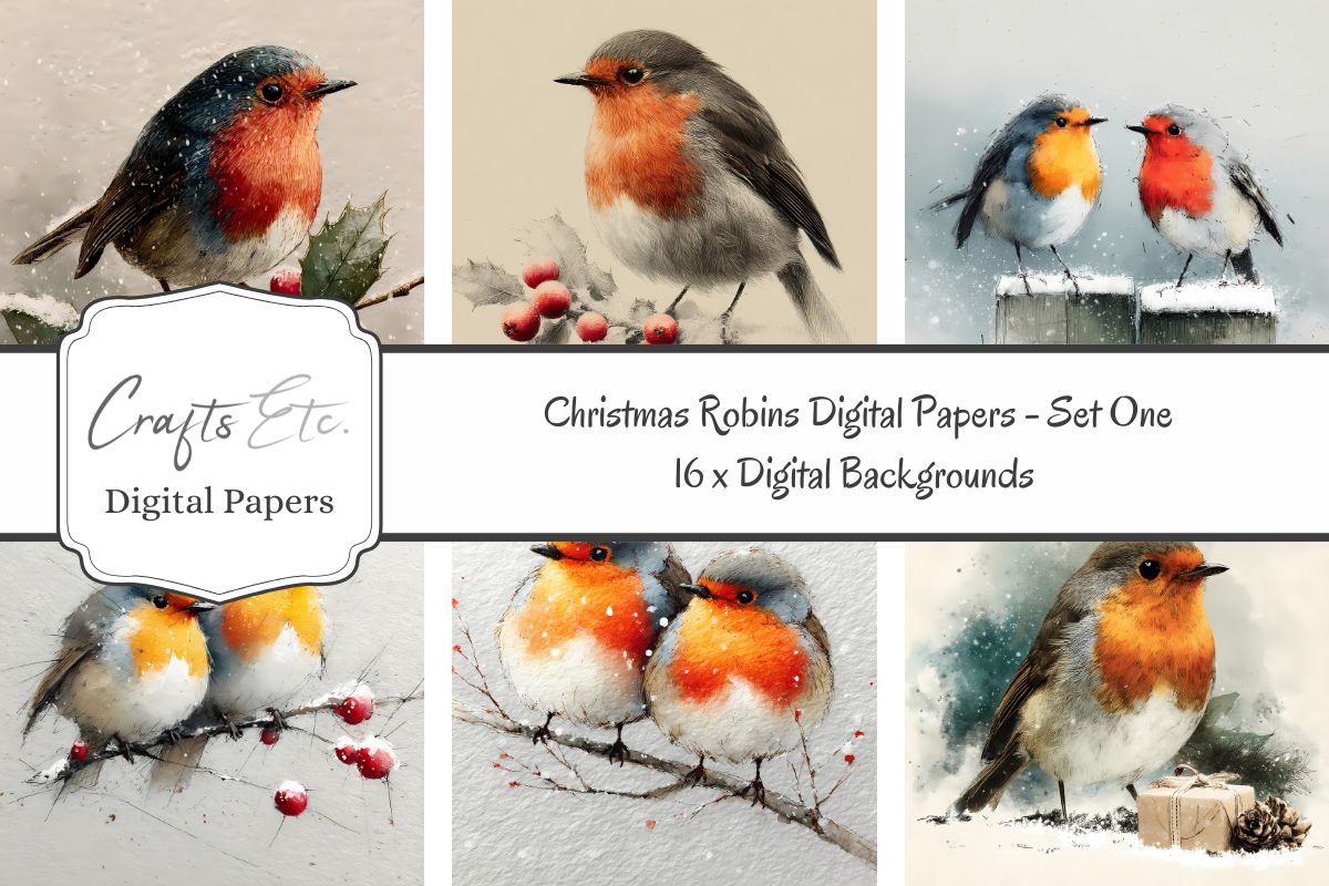 CraftsEtcOnline's tweet image. 🎄Christmas crafting in July? Yes, please!
Add a touch of cosy charm with our Christmas Robins Digital Paper Set - perfect for festive cards, tags and more. 
creativefabrica.com/product/christ…

#ChristmasInJuly #DigitalPapers #Crafting #ChristmasCrafts #Robin