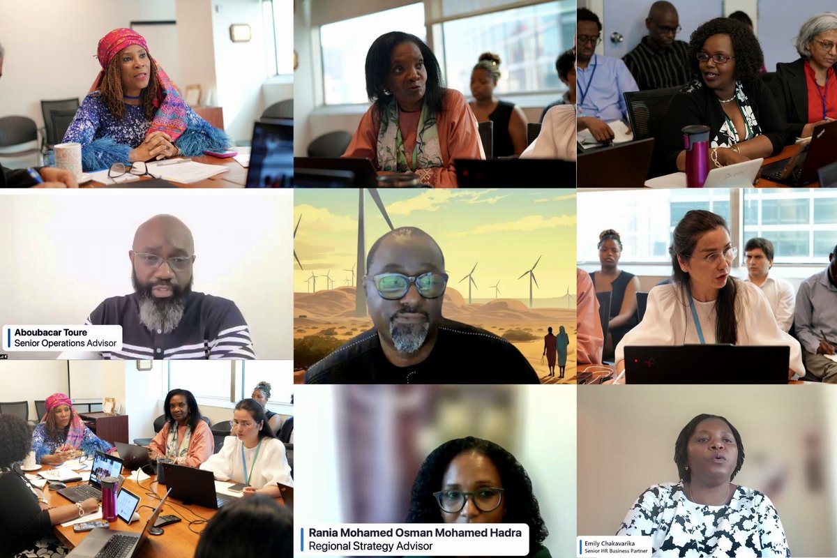 ahunnaeziakonwa's tweet photo. Delighted to host @UNDPAfrica town hall w/ colleagues working across the 🌍 continent. In the face of evolving development realities, now is the time to stay connected &amp; united. Let's keep promoting multilateralism &amp; partnerships to advance devpt priorities for people and planet. https://t.co/RA2MMdjoee