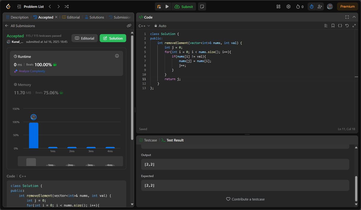 twt_Kunal's tweet photo. #DAY_14
Day 14/90
✅1hr DSA - Done 2 LeetCode questions.
✅2hrs DEV - Made a JS project of Tic Tac Toe game today.
#LeetCode #BuildInPublic #DevJourney #90DaysOfCode https://t.co/9VBobekcCL