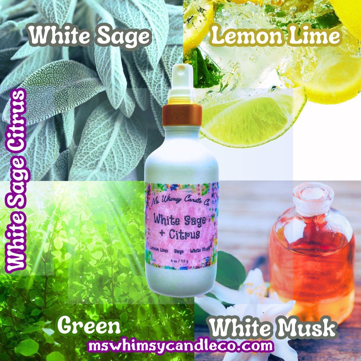 LipstickAbuser's tweet photo. White Sage + Citrus ~ Both invigorating & relaxing, Earthy sage & bright lemon-lime notes are expertly blended in this fresh & clean fragrance.
#whitesage #lemonlime
#whitemusk #mswhimsycandleco
#onlineshopping #candleshop #gifts
🛍🍋🤍 https://t.co/9hSu20mLtj https://t.co/j0Osb8z3rt
