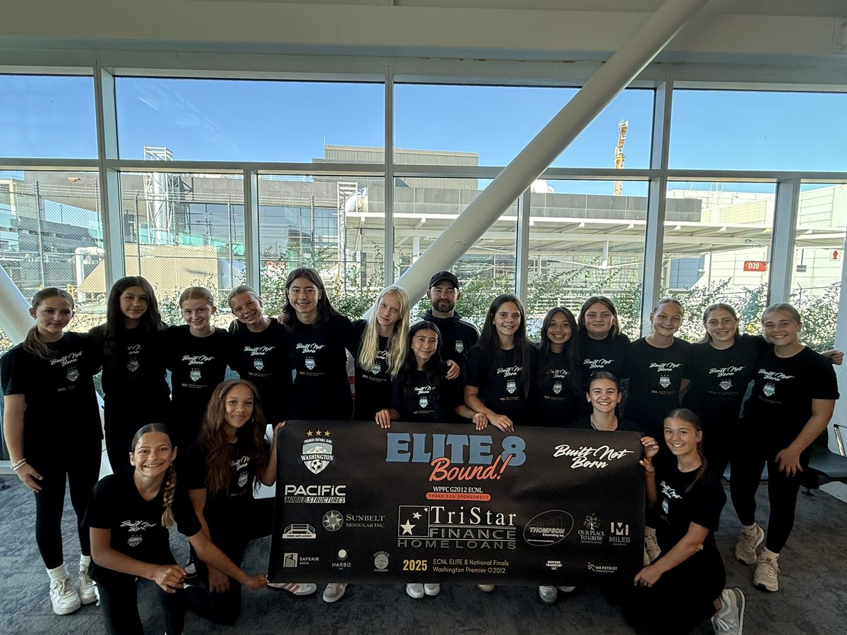 WAPremier's tweet image. After battling through the ECNL National Playoffs and earning a place in the Elite 8 National Finals, our community wrapped its arms around this team. From generous businesses to families to anonymous heroes — the way they stepped up to support these girls was something special!