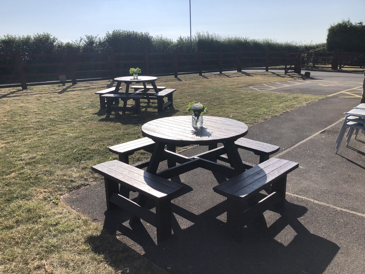 We had a beautiful wedding in the hall last  weekend, lovely couple and gorgeous decorations that they did themselves, great weather so chance to use outside space and our lovely new picnic tables.