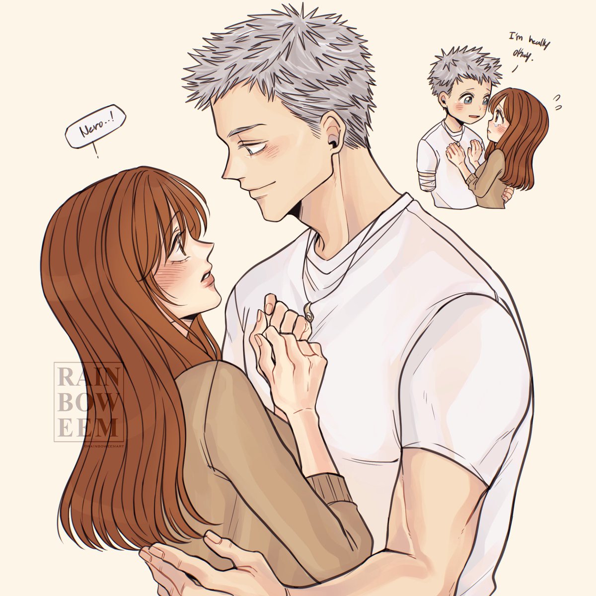 Rainboweemart's tweet image. These two lovebirds 🥺💕
#DevilMayCry #DMC5 #Nerokyrie #Nero #Kyrie