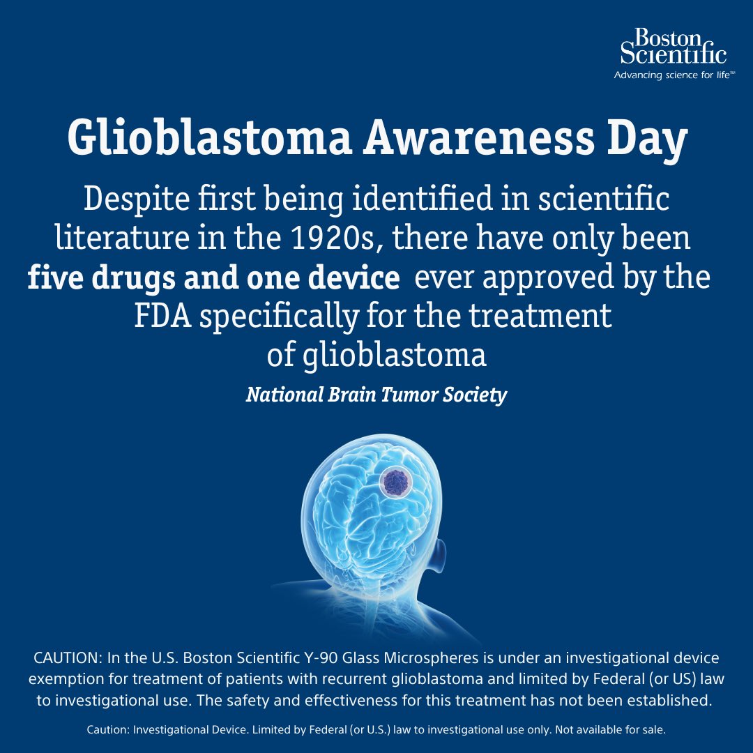 bsc_io's tweet image. Glioblastoma is the most common, most complex, and deadliest type of brain cancer. Only about 5% of GBM patients live more than five years, we are grateful to be exploring new treatment options for patients with this terrible disease through our Frontier Study. The Frontier Study…