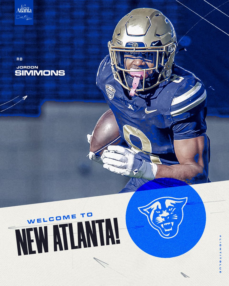 GeorgiaStateFB's tweet image. Welcome to the 404, @_jaythegr8_ ‼️
#LightItBlue | #NewAtlanta