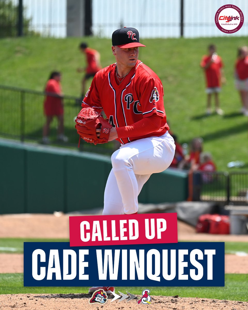 Peoria Chiefs (@peoriachiefs) on Twitter photo Roster Move: Congratulations to Michael Watson & Cade Winquest on being called up to the <a href="/Sgf_Cardinals/">Springfield Cardinals</a>! 😀
#peoriachiefs Roster Move: Congratulations to Michael Watson & Cade Winquest on being called up to the <a href="/Sgf_Cardinals/">Springfield Cardinals</a>! 😀
#peoriachiefs
