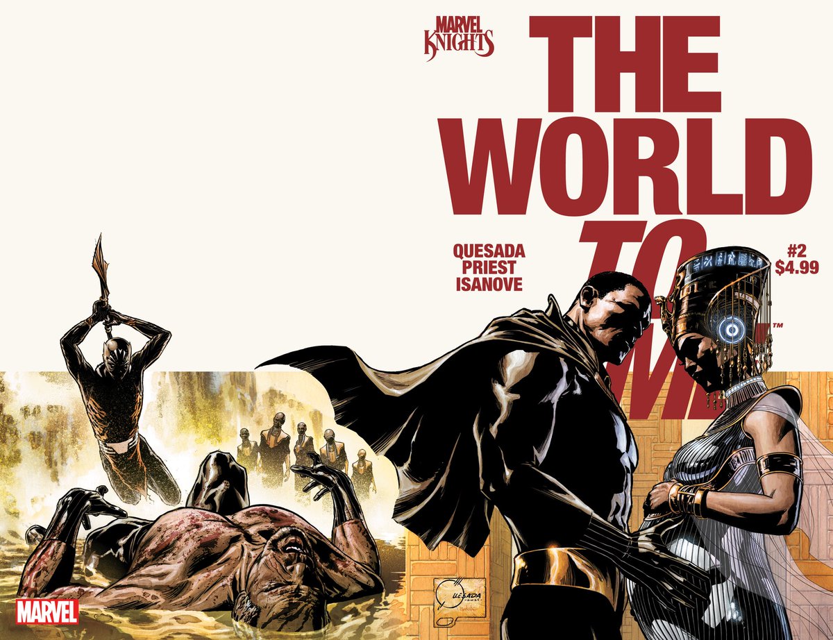 hellomuller's tweet image. Marvel Knights THE WORLD TO COME #2 is in stores today! #comics #NCBD