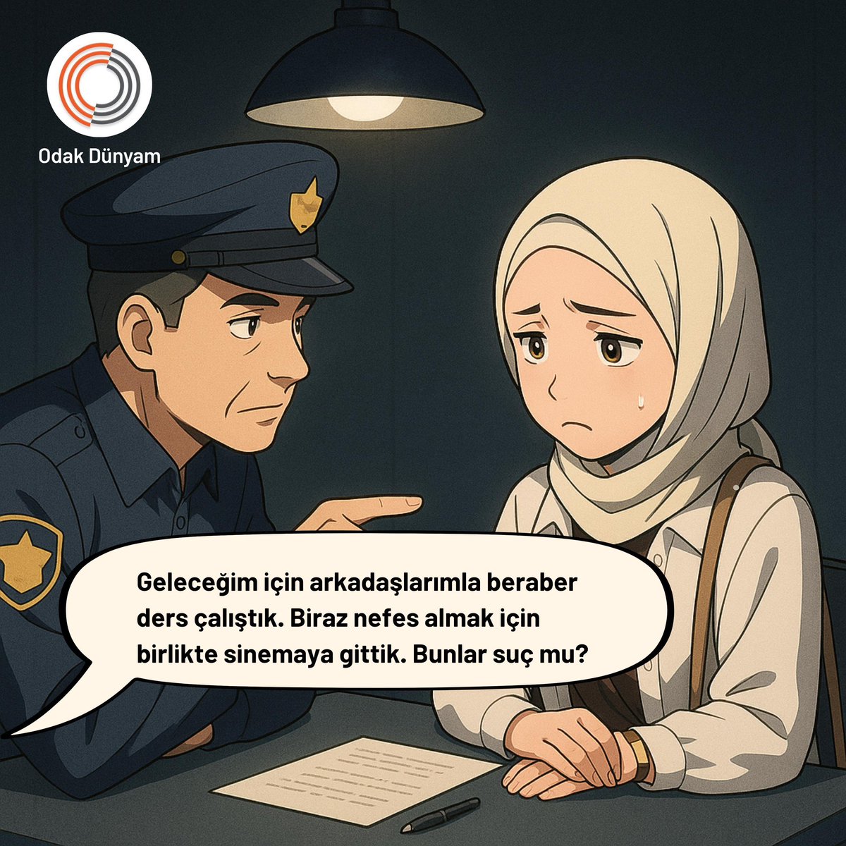 Yusufbatur68's tweet image. Suçu neydi?
Ders çalışmak mı? 
Dua etmek mi? 
Hayal kurmak mı?
Bir kız çocuğunun kalemini kırmaya çalışanlara karşı
18 Temmuz’da ses ol!

#KızÇocuklarıDavası
KızÇocuklarıTehditAltında