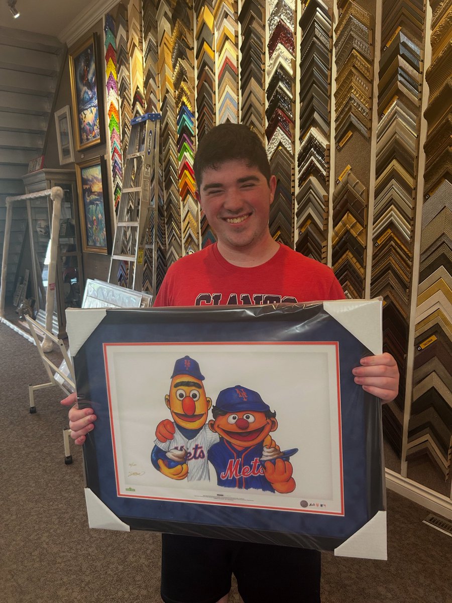 Got this one back framed for us <a href="/Mets/">New York Mets</a> fans. Another <a href="/PootPoot/">S. Preston</a> masterpiece.