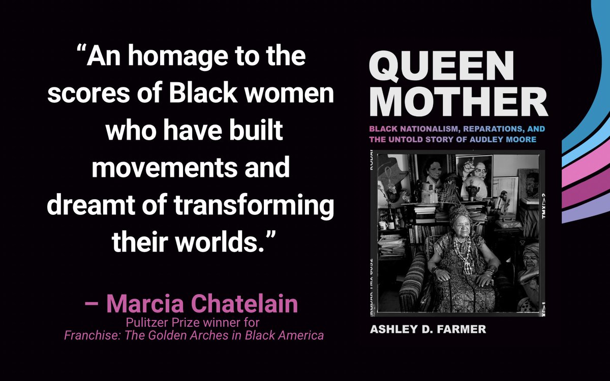 “Queen Mother is a sensitively written take on a century of Black history, and an absorbing account of a Black woman who survived the ravages of white supremacy and responded to the challenges of her life with intellectual curiosity, moral courage, and clarity.