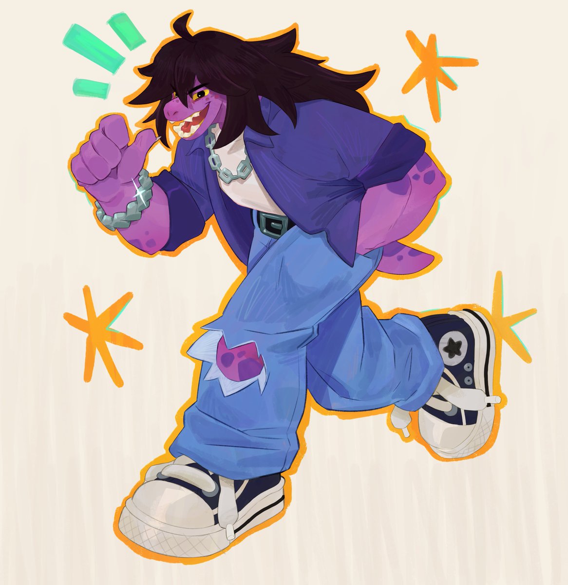 Zainkkk_'s tweet photo. Susie! #DELTARUNE https://t.co/fyTVVEndD8
