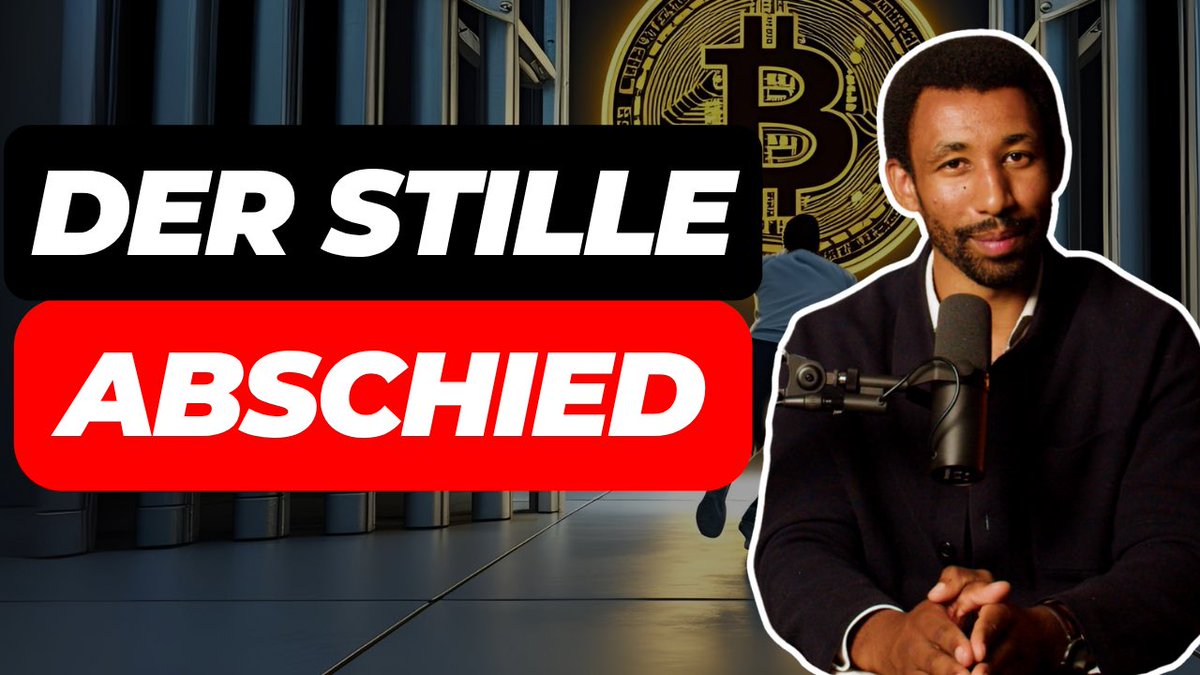 Morgen gibt es wieder einen Live-Stream um 16:00 Uhr. 

- Das neue Bitcoin Kapitel und der Abschied von Retail. 

- Haben die USA ihre Bitcoin noch?

- Die Risiken von diesem Zyklus

- Wo stehen wir gerade und wie geht es weiter? 

- Live AMA für alle deine Fragen. 

Hier geht es