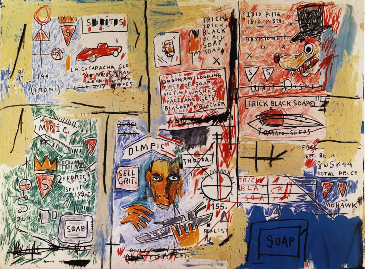 Olympic, 1983 #artbots #basquiat