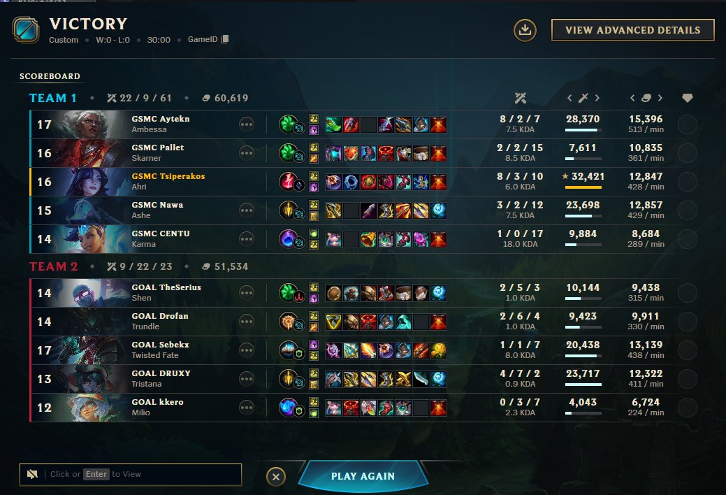 GGs to my old team(mates) banger series 3-2 cya next time for semis !